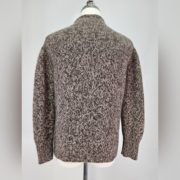 paraphrase Womens Sweater Petite Small Lambswool Angora Hair Mock Neck - Picture 3 of 8